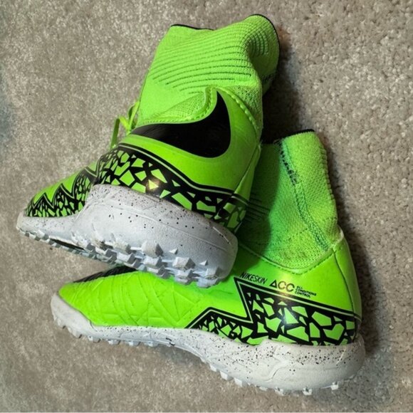 Nike Hypervenom MX Proximo TF Green Strike Bolt Soccer Cleats Turf Woman 9 - Picture 9 of 11